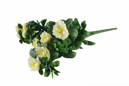 White Rose Bunch UV 45cm - Mekamart Australia