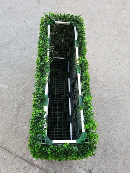 Deluxe Portable Buxus (Bright) UV Resistant 100cm Long x 50cm High x 25cm Wide - Mekamart Australia