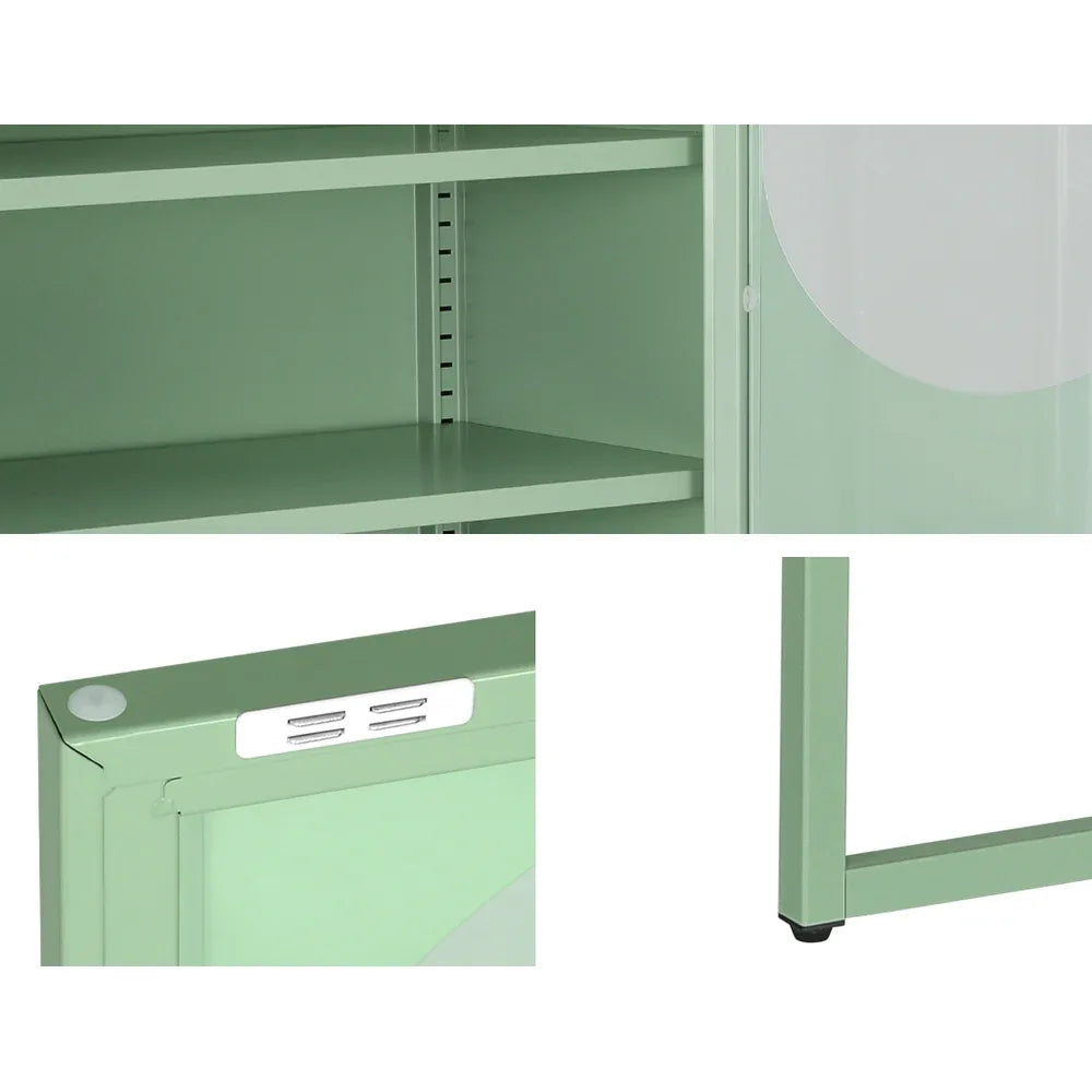Artiss Buffet Sideboard Metal Cabinet - ELLA Green - Mekamart Australia