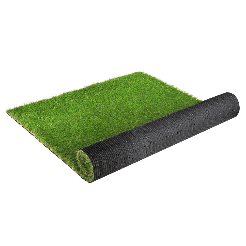 Prime Turf Artificial Grass 30mm 1mx20m Synthetic Fake Lawn Turf Plastic Plant 4-coloured - Mekamart Australia