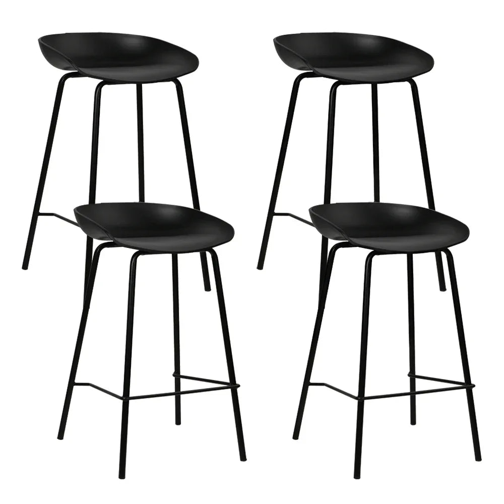 Artiss 4x Bar Stools Kitchen Counter Stools Metal - Mekamart Australia