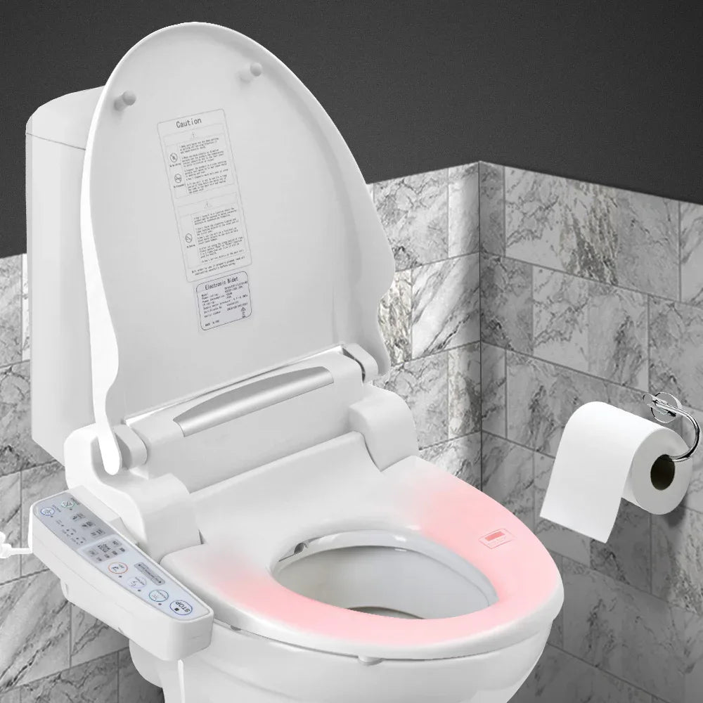 Cefito Electric Bidet Toilet Seat Cover Auto Smart Water Wash Dry Panel Control - Mekamart Australia