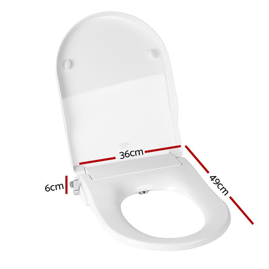Cefito Non Electric Bidet Toilet Seat Cover Auto Smart Water Wash Dry - Mekamart Australia