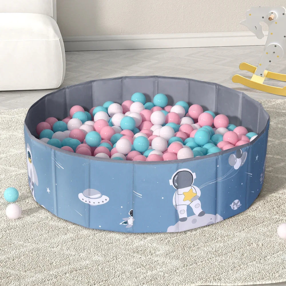 Keezi Kids Ball Pool Pit Toddler Play Foldable Child Playhouse Storage Bag Blue - Mekamart Australia