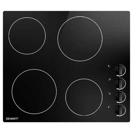 Devanti Electric Ceramic Cooktop 60cm - Mekamart Australia
