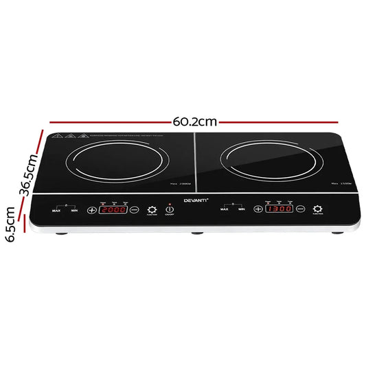 Devanti Induction Cooktop 60cm Portable Cooker - Mekamart Australia
