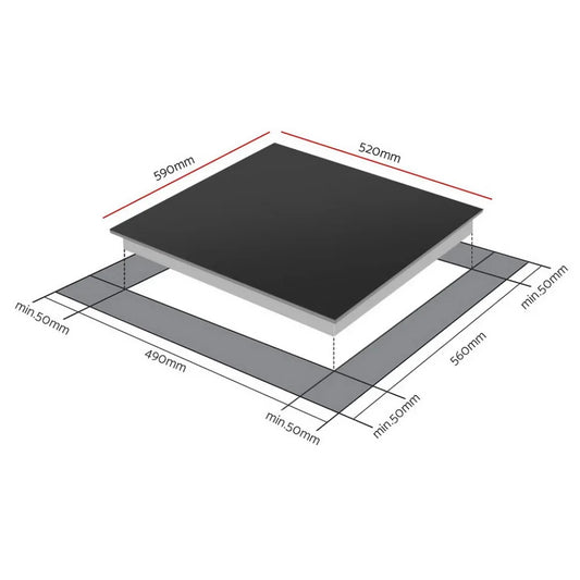 Devanti Induction Cooktop 60cm Electric Cooker - Mekamart Australia