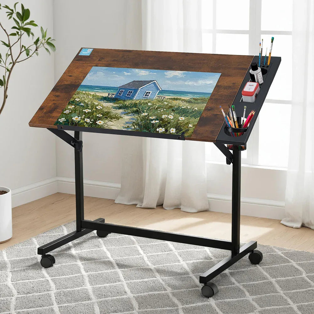 Artiss Drafting Table Drawing Desk Art Desk Multi-Functional Craft Drawing Table