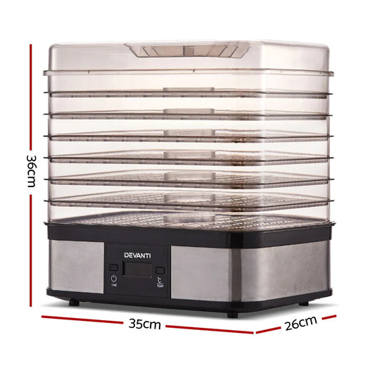 Devanti 7 Trays Food Dehydrator - Mekamart Australia