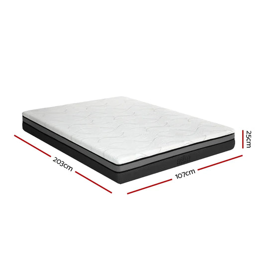 Giselle Bedding Memory Foam Mattress Bed Cool Gel Non Spring 25cm King Single - Mekamart Australia
