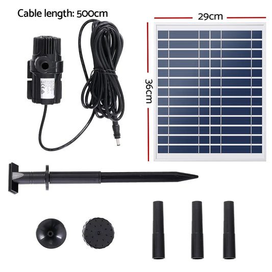 Gardeon Solar Pond Pump Submersible Water Fountain Kit 9.8FT - Mekamart Australia