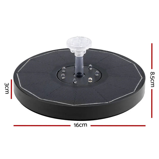 Gardeon Floating Solar Pond Water Fountain Pump Outdoor Fountains LED Light - Mekamart Australia