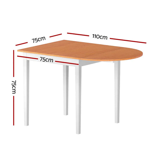 1.1M Artiss Dining Table Extendable - Mekamart Australia