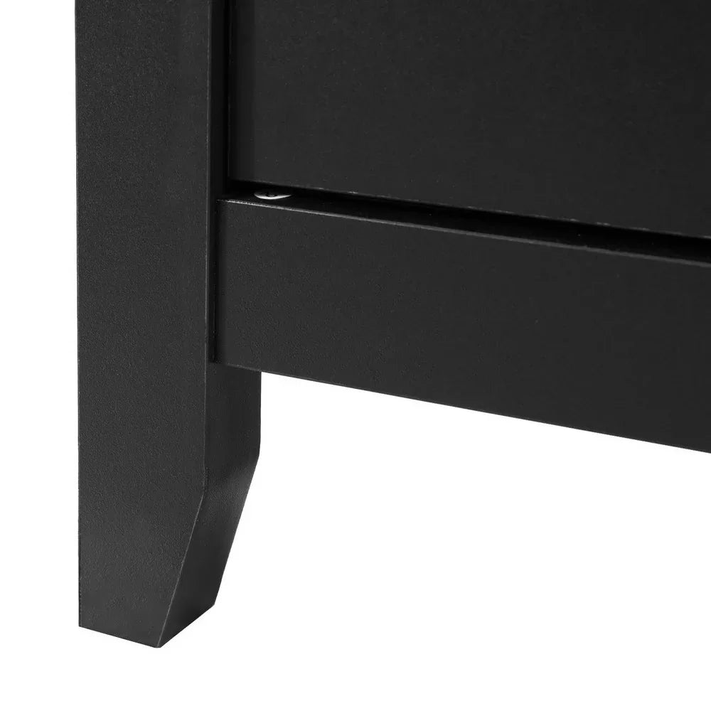 Artiss Buffet Sideboard Shelves Double Doors - Black - Mekamart Australia