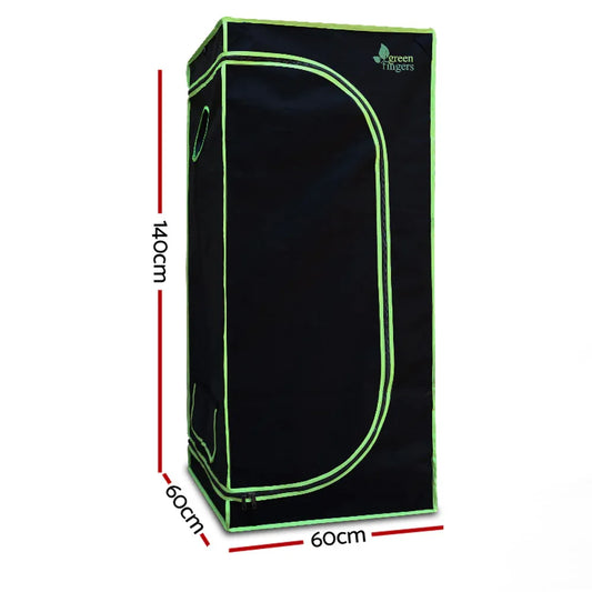 Green Fingers Grow Tent 60x60x140CM Hydroponics Kit Indoor Plant Room System - Mekamart Australia
