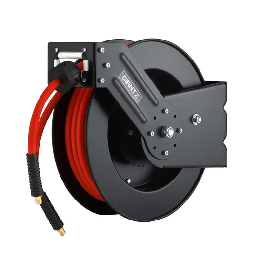 Giantz Air Hose Reel 3/8 IN x 15m Retractable Air Hose 300PSI - Mekamart Australia