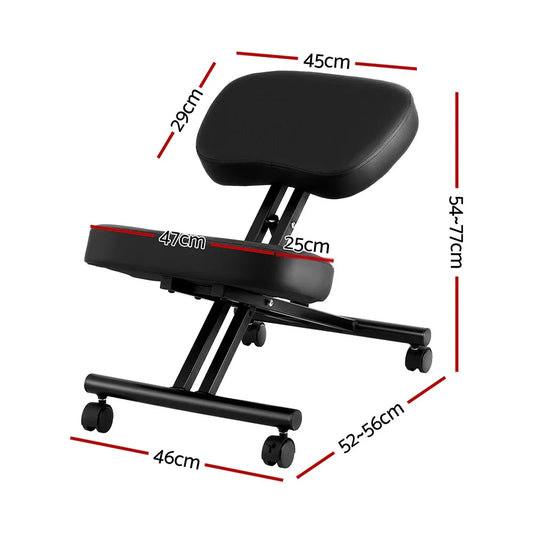 Artiss Kneeling Chair Ergonomic Office Chairs Home Knee Seat Posture Stretch Rest - Mekamart Australia
