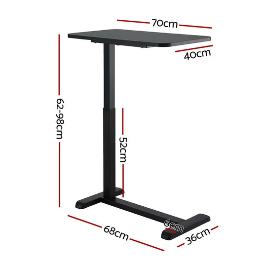 Artiss Laptop Desk Height Adjustable Mobile Workstation Computer Desks 70CM - Mekamart Australia
