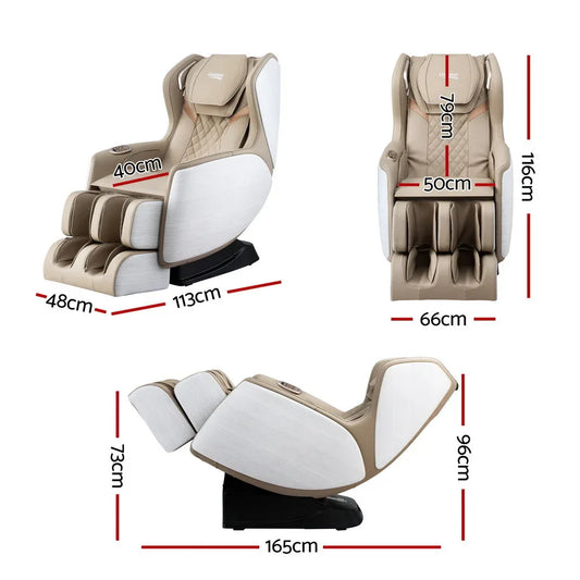 Livemor Massage Chair Electric Recliner Home Massager 3D OLIN - Mekamart Australia