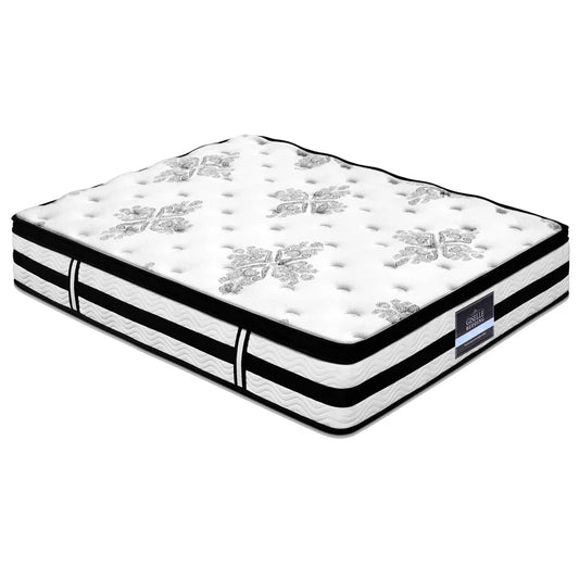 Giselle Bedding 34cm Mattress Euro Top Pocket Spring Double - Mekamart Australia