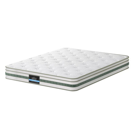 20cm Giselle Mattress King Green Tea Mattresses - Mekamart Australia
