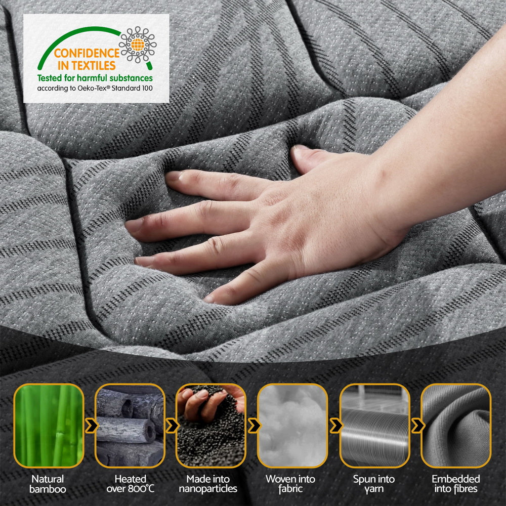 Giselle Bedding 22cm Mattress Medium Firm King Single