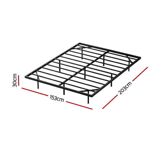 Artiss Queen Bed Frame,Floating Metal Bed Frame with Smart LED Lights - Sturdy Metal Platform Bed Base, Silent Design, Tool-Free Assembly, 300KG Capacity for Home/Hotel/Master Bedroom? - Mekamart Australia