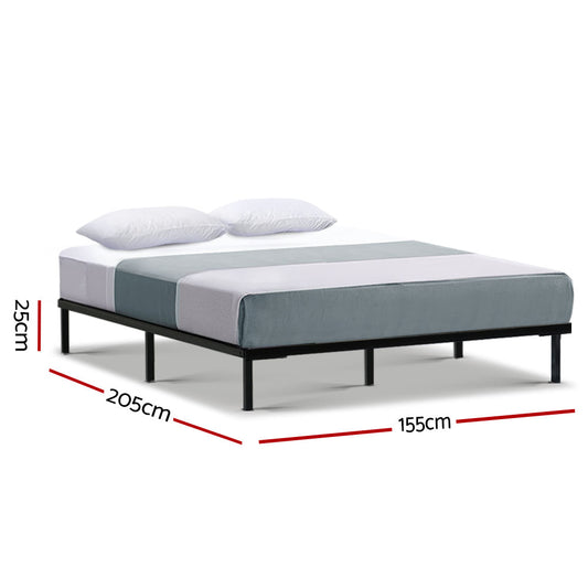 Artiss Bed Frame Queen Size Metal Bed Frame TED - Mekamart Australia