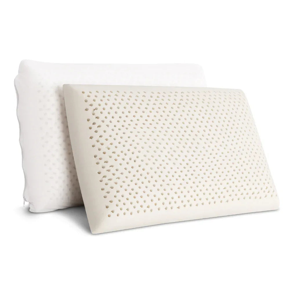 Giselle Bedding Natural Latex Pillow Classic Twin Pack - Mekamart Australia
