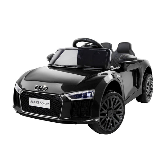 Kids Ride On Car Audi R8 Licensed Sports Electric Toy Cars Black