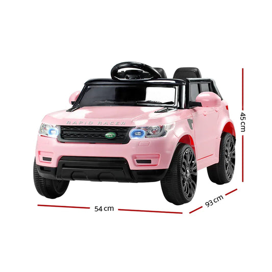 Rigo Ride On Car Kids Electric Ride On Cars SUV Remote 12V Pink - Mekamart Australia