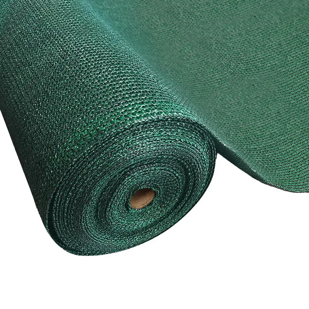 Instahut 70% Shade Cloth 3.66x20m Shadecloth Sail Heavy Duty Green - Mekamart Australia