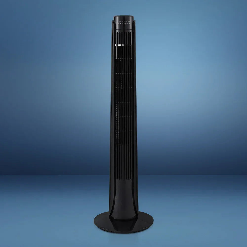 Devanti Tower Fan Oscillating 3 Speeds with Remote 93cm - Mekamart Australia