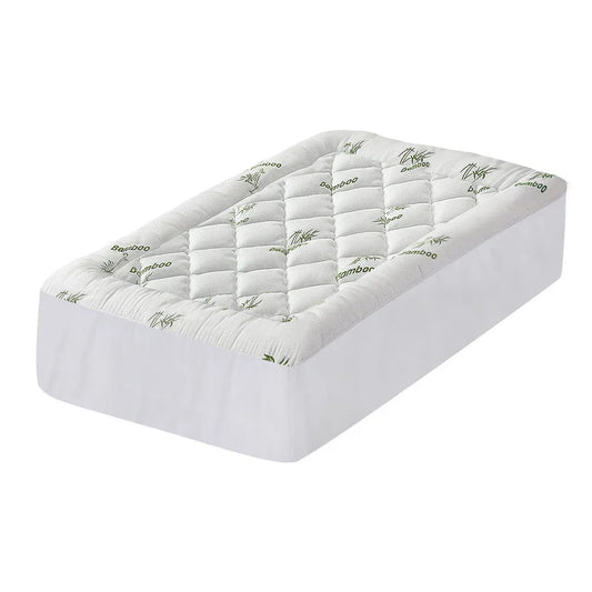 Giselle Mattress Topper 5cm Pillowtop toppers Bamboo King Single - Mekamart Australia