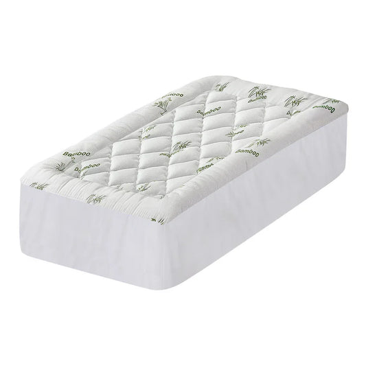 Giselle Mattress Topper 5cm Pillowtop toppers Bamboo Single - Mekamart Australia