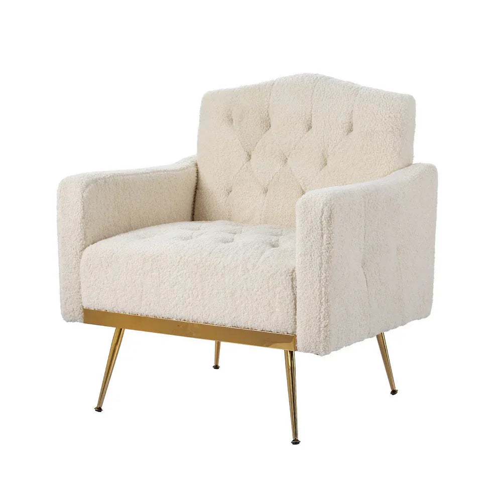 Artiss Armchair Boucle Beige Nicole - Mekamart Australia