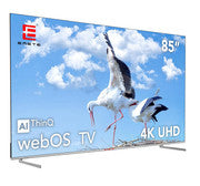 EMETE 85″ Frameless UHD Smart WebOS TV