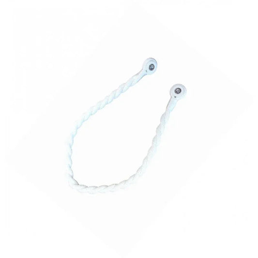 Magnetic weaved rope tieback Off White - Mekamart Australia