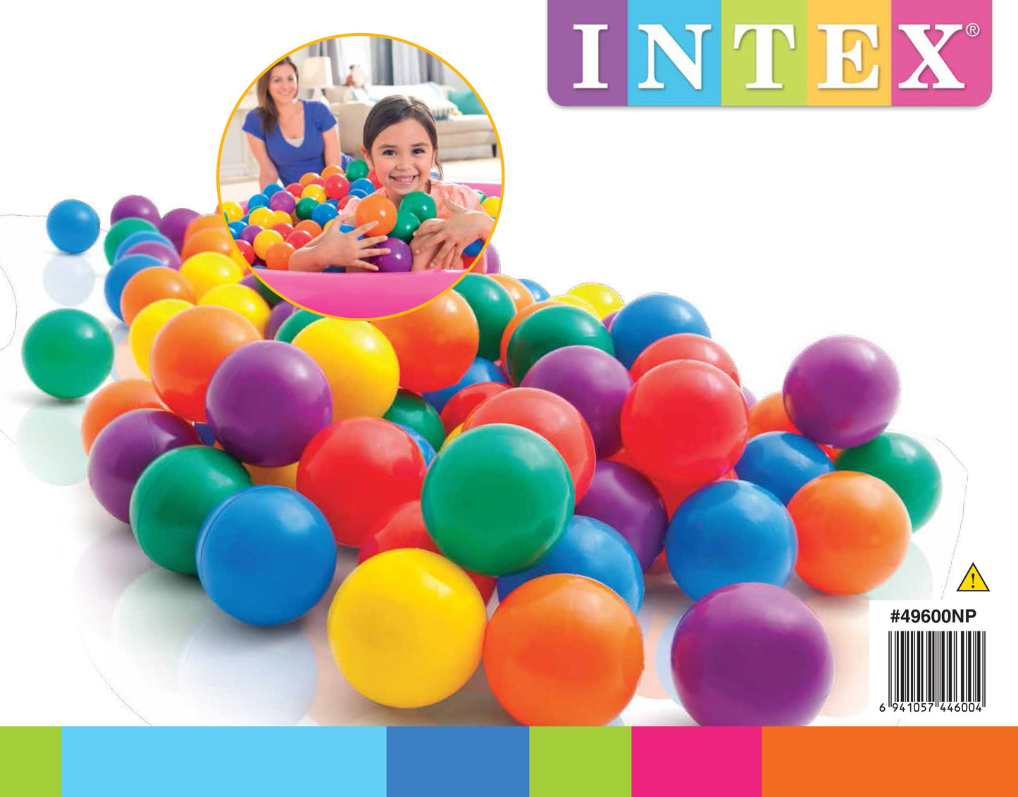 Intex Fun Ballz - 100 Count 49600