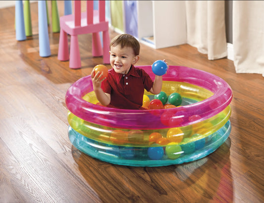 Intex 3 Ring Baby Ball Pit 48674 - Mekamart Australia