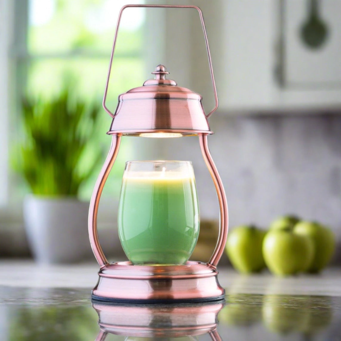 Copper Hurricane Lantern