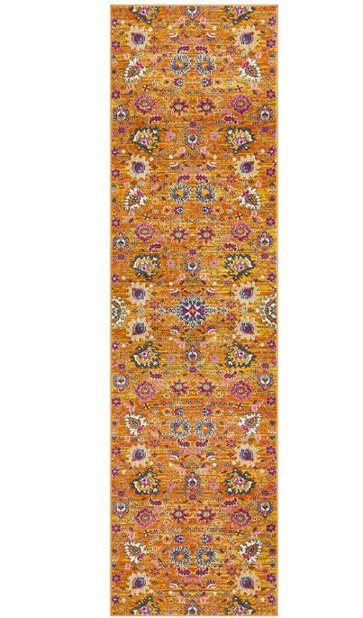 Babylon 210 Rust Runner by Rug Culture-500X80CM - RUNNER
