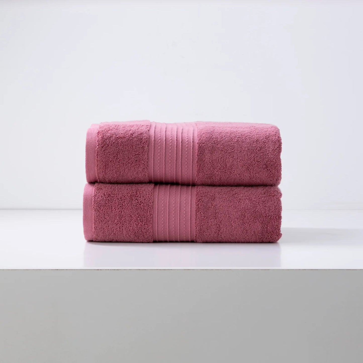 Brentwood 650 GSM Low Twist 2 Pack Rose Bud Bath Sheet by Renee Taylor - Mekamart Australia