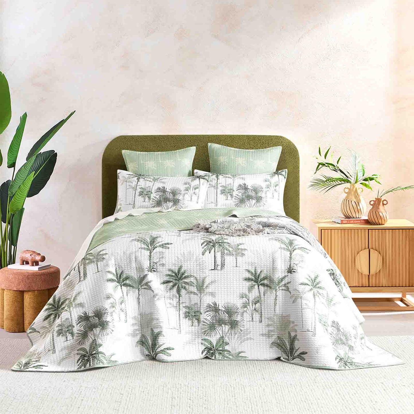 Marbella Quilted Reversible Queen/King Coverlet Set by Renee Taylor