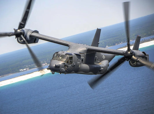 Christmas gift US Osprey Tiltrotor Aircraft Building Blocks Set, 460 Pieces Military Transport Model Kit for Kids Aged 6+ & Enthusiasts(Osprey tiltrotor aircraft) - Mekamart Australia