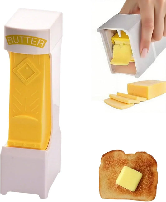 Butter Slicer for Pre-Sliced Butter & Cheese Cutter with Storage Container - Kitchen Tool for Baking, Cooking, Sandwiches, Bread, Cookies (1PC) - Mekamart Australia