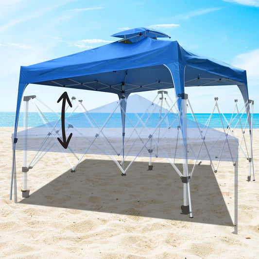 Arcadia Furniture 3M x 3M Outdoor Folding Tent - Navy - Mekamart Australia