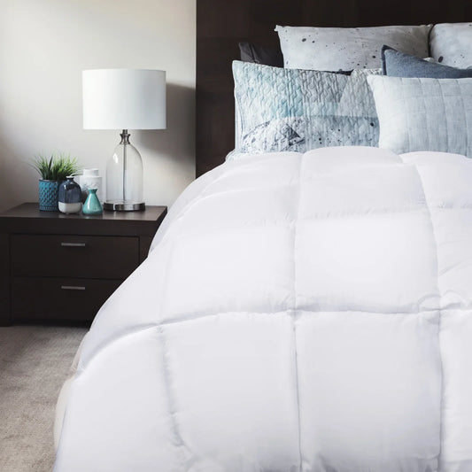 Royal Comfort 800GSM Silk Blend Quilt Duvet Ultra Warm Winter Weight - King - White - Mekamart Australia