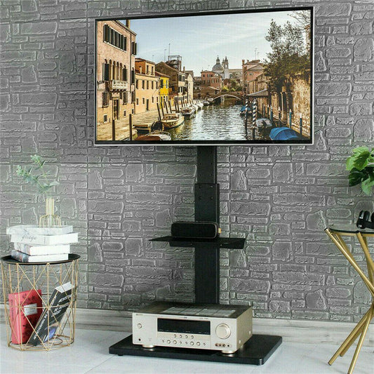 TV Stand Base Swivel Mount 32-65 inch Adjustable Height - Mekamart Australia