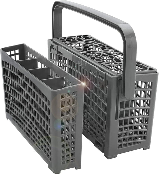 2 in 1 Universal Dishwasher Cutlery Basket (24 x 13 x 13 cm) - Mekamart Australia
